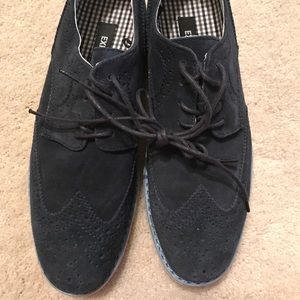 Like new Express blue suede shoes